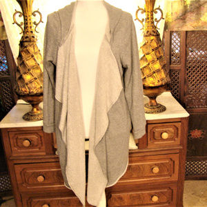 JUICY COUTURE hooded womens  open drap jacket M/L